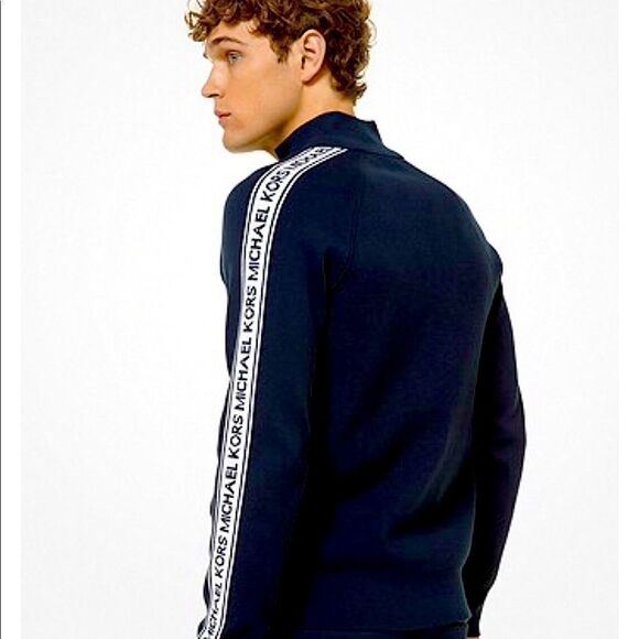 💲298 Michael Kors Men’s Logo Tape Jacket L - Picture 5 of 13